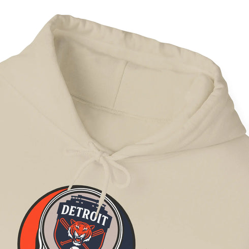 Grateful Dead - Detroit Tigers Grateful Dead Unisex Heavy Blend Hoodie - Hooded Sweatshirt - StealieShop